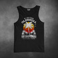 Old Season Tropical Escape Tank Top Retro Logo