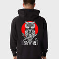 Owl Skull Backprint Hoodie