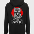 Owl Skull Backprint Hoodie