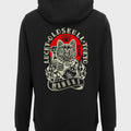 Rebel Cat Backprint Hoodie