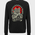 Rebel Cat Backprint Sweatshirt